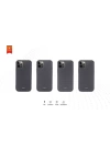 More TR Apple iPhone 12 Kılıf Kajsa Preppie Serisi Dark Kapak