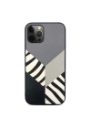 More TR Apple iPhone 12 Pro Kılıf Kajsa Glamorous Serisi Zebra Combo Kapak