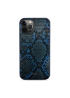 More TR Apple iPhone 12 Pro Max Kılıf Kajsa Glamorous Serisi Snake Pattern Kapak