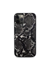 More TR Apple iPhone 12 Pro Max Kılıf Kajsa Glamorous Serisi Snake Pattern Kapak