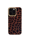 More TR Apple iPhone 13 Pro Kılıf Kajsa Glamorous Serisi Leopard Combo Kapak