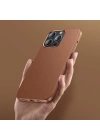 More TR Apple iPhone 13 Pro Max Kılıf Benks Magnetic Hakiki Deri Kılıf