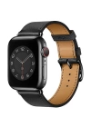 More TR Apple Watch 42mm Wiwu Attleage Watchband Hakiki Deri Kordon