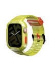 More TR Apple Watch 44mm SkinArma Saido Sert PC Kasa Koruyuculu Silikon Kordon