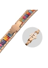 More TR Apple Watch Ultra 49mm Kordon Wiwu Resin Steel Belt Metal Strap Kayış