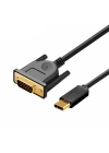 More TR Qgeem QG-UA17 Type-C to VGA Adaptörü Yüksek Çözünürlüklü Dönüştürücü Kablo 1080p 60Hz 1.8 metre