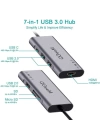 More TR Qgeem QG-UH07-A Type-C Çoğaltıcı ve Dönüştürücü Hub Usb 3.0 HDMI 4K SD Kart 85W 5120Mbps