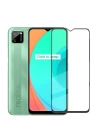 More TR Realme C15 Zore Kenarları Kırılmaya Dayanıklı Cam Ekran Koruyucu