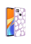 More TR Xiaomi Redmi 9C Kılıf Kamera Korumalı Desenli Sert Silikon Zore Epoksi Kapak