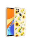 More TR Xiaomi Redmi 9C Kılıf Kamera Korumalı Desenli Sert Silikon Zore Epoksi Kapak