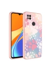 More TR Xiaomi Redmi 9C Kılıf Kamera Korumalı Desenli Sert Silikon Zore Epoksi Kapak