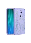 More TR Xiaomi Redmi Note 8 Pro Kılıf Simli Desenli Kamera Korumalı Parlak Zore Popy Kapak