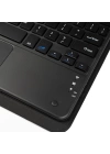 More TR Zore Border Keyboard 10-11 inç Universal Bluetooh Bağlantılı Standlı Klavyeli Tablet Kılıfı