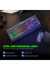 More TR Zore Onikuma G21 RGB Oyuncu Klavye Mouse Seti