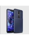 Nokia 5.1 Plus Kılıf Zore Negro Silikon Kapak