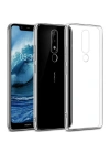 Nokia 5.1 Plus Kılıf Zore Süper Silikon Kapak