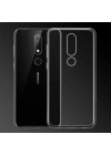 Nokia 5.1 Plus Kılıf Zore Süper Silikon Kapak