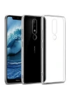 Nokia 5.1 Plus Kılıf Zore Süper Silikon Kapak