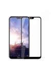 Nokia X6 Zore Kenarları Kırılmaya Dayanıklı Cam Ekran Koruyucu