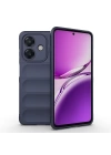Oppo A3 Kılıf Esnek TPU Oyuklu Arka Yüzey Tasarımlı Zore Etnik Silikon Kapak