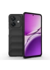 Oppo A3 Kılıf Esnek TPU Oyuklu Arka Yüzey Tasarımlı Zore Etnik Silikon Kapak