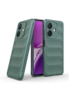 Oppo A3 Kılıf Esnek TPU Oyuklu Arka Yüzey Tasarımlı Zore Etnik Silikon Kapak