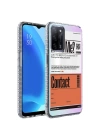 Oppo A54 4G Kılıf Airbag Kenarlı Renkli Desenli Silikon Zore Elegans Kapak
