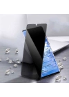 Oppo A55 5G Zore New 5D Privacy Temperli Ekran Koruyucu