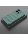 Oppo A6X Kılıf Esnek TPU Oyuklu Arka Yüzey Tasarımlı Zore Etnik Silikon Kapak
