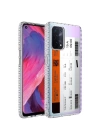 Oppo A74 4G Kılıf Airbag Kenarlı Renkli Desenli Silikon Zore Elegans Kapak
