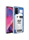 Oppo A74 4G Kılıf Airbag Kenarlı Renkli Desenli Silikon Zore Elegans Kapak