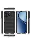 Realme C61 Kılıf Esnek TPU Oyuklu Arka Yüzey Tasarımlı Zore Etnik Silikon Kapak