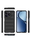 Realme C61 Kılıf Esnek TPU Oyuklu Arka Yüzey Tasarımlı Zore Etnik Silikon Kapak