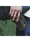 Realme C65 4G Kılıf Magnetik Standlı Kamera Korumalı Zore Sürgülü Vega Kapak