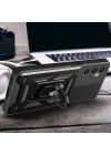 Realme C65 4G Kılıf Magnetik Standlı Kamera Korumalı Zore Sürgülü Vega Kapak