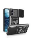 Realme Note 60 Kılıf Magnetik Standlı Kamera Korumalı Zore Sürgülü Vega Kapak