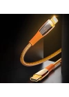 Recci RTC-P19C Amber Serisi USB-A to Type-C 6A Şeffaf Tasarım Şarj ve Data Kablosu 1.5M