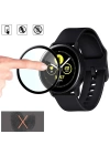 SM Galaxy Watch Active 1 R500 3D kavisli PC+PMMA Ekran Koruyucu