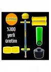 2 Adet Mavi Pogo Stick, Zıplama Çubuğu, Zıp zıp Oyuncak, 5+ Yaş, 25Kg-55Kg Arası