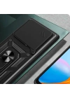 Tecno Camon 30 Pro 5G Kılıf Magnetik Standlı Kamera Korumalı Zore Sürgülü Vega Kapak