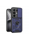Tecno Camon 50 Pro Kılıf Magnetik Standlı Kamera Korumalı Zore Sürgülü Vega Kapak