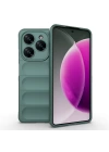 Tecno Spark 20 Pro 4G Kılıf Esnek TPU Oyuklu Arka Yüzey Tasarımlı Zore Etnik Silikon Kapak