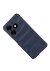 Tecno Spark 20C Kılıf Esnek TPU Oyuklu Arka Yüzey Tasarımlı Zore Etnik Silikon Kapak