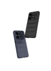 Tecno Spark 20C Kılıf Esnek TPU Oyuklu Arka Yüzey Tasarımlı Zore Etnik Silikon Kapak
