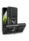 Tecno Spark 40 Pro Kılıf Magnetik Standlı Kamera Korumalı Zore Sürgülü Vega Kapak