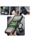 Tecno Spark Go 2 Kılıf M-safe Şarj Özellikli Standlı Zore Samara Kapak