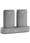 TTEC PowerStones 2 x 5.000 mAh Taşınabilir Şarj Aleti ve Şarj İstasyonu Seti - Gri