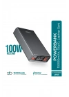 Ultimate UP65 15000mAh 100W Süper Hızlı Şarj Cihazı - Laptop Şarj Edebilir Powerbank - Lacivert