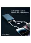 Ultimate UP65 15000mAh 100W Süper Hızlı Şarj Cihazı - Laptop Şarj Edebilir Powerbank - Lacivert