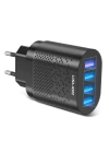 USLİON 4 Port 48W QC 3.0 Hızlı Şarj Usb Şarj Başlık Adaptör